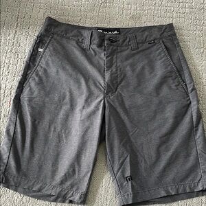 Travis Mathew Gray Flat Front Shorts for Versatile Wear